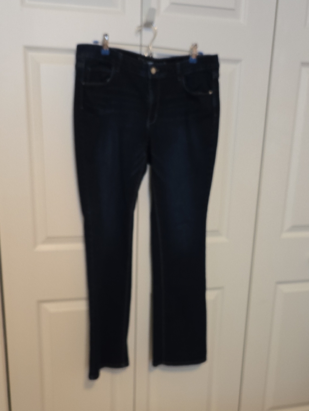 White House Black Market Dark Indigo Boot-Leg Jeans